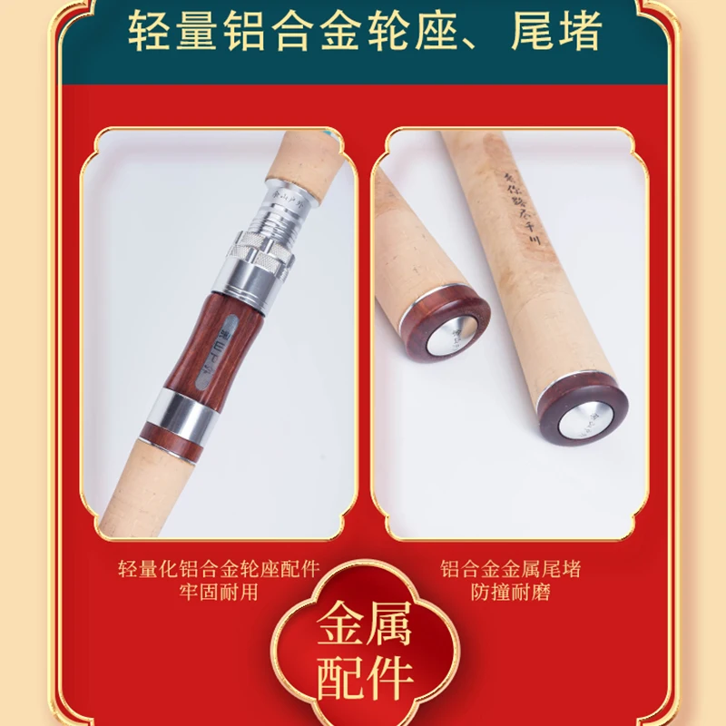 Yushan Outdoor Flower Stream Pro Ultralight (UL) Spinning Rod for Creek Fishing & Small Fish. Medium-Fast Action.