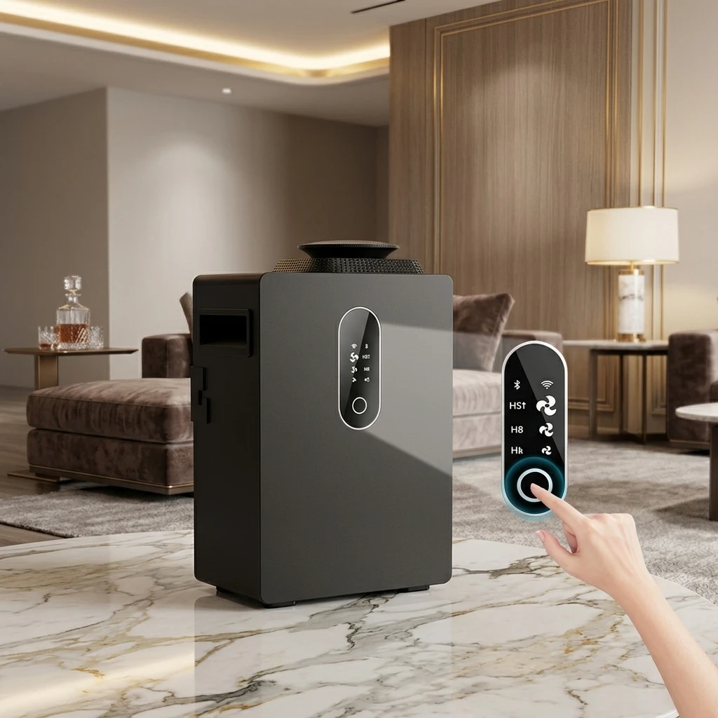 Scent Machine Hotel HVAC Aroma Diffuser Smart  Control with 1000ml Capacity Essential Oil