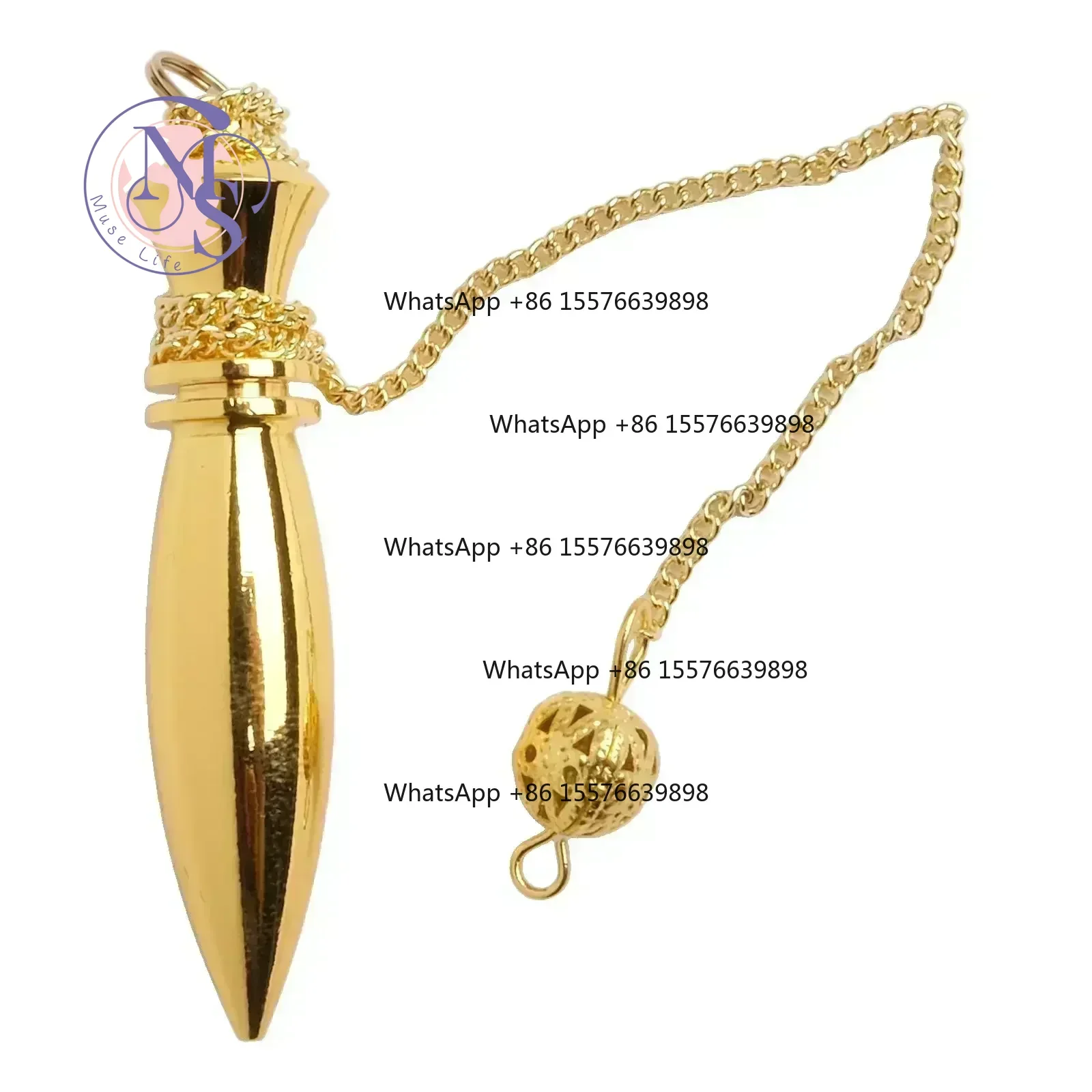 ZOCI-FOR-Copper Dowsing Divining Rod Treasure Hunting Detector With Pendulum Replacement Parts