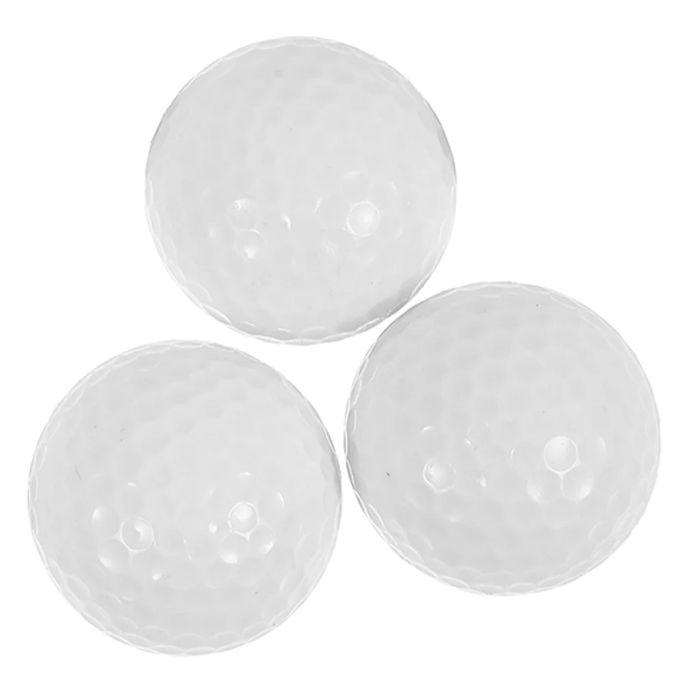 

3Pcs Long-Lasting Golf Balls for Practice Sessions Enhanced Elasticity Suitable for Both Indoor and Outdoor Use