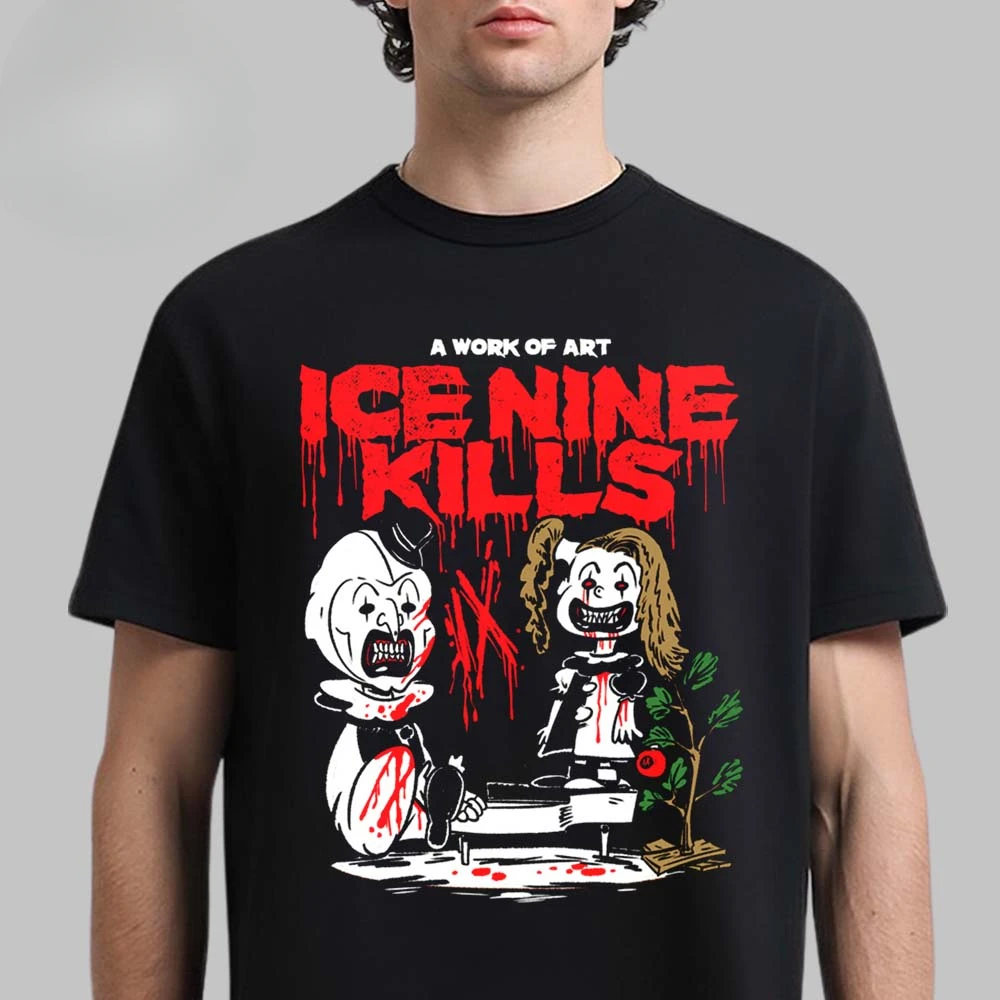 Ice Nine Kills Cotton Band Shirt Unisex Summer Short Sleeve Fashion Brand Tee Luxury Casual Vintage T-shirt