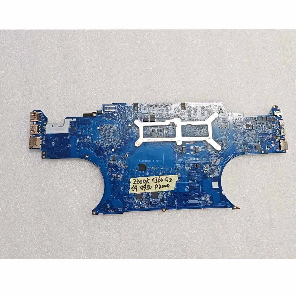 For Zbook Studio X360 G5 Laptop Motherboard With I9-8950H P2000 4GB DA0XW1MBAI1 Notebook Mainboard Accessories tested 100% work