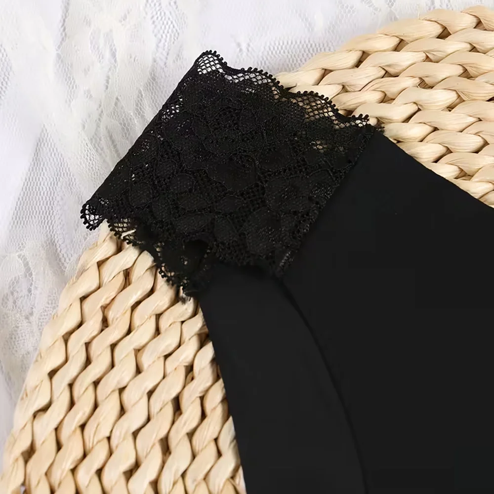 I Love My Husband Women's Black Print Comfortable Thin Lace Panties Valentine's Day Gift for Her/him Anniversary Gift for Wife view 5