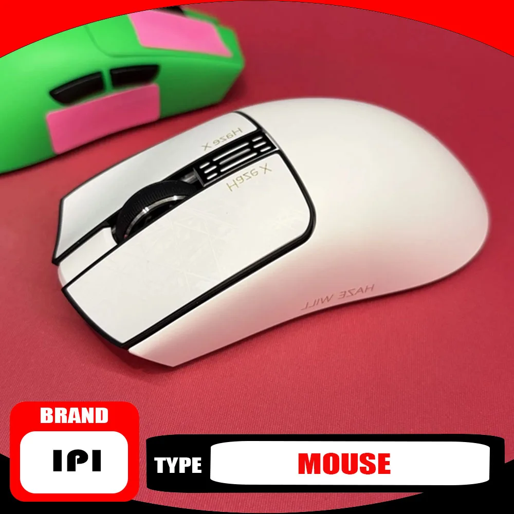 Беспроводная мышь IPI Fog HAZEX с электромагнитным микромотором PAW3955, 52000 DPI, игровая мышь для киберспорта, аксессуар для ПК TMR, уникальная модель.