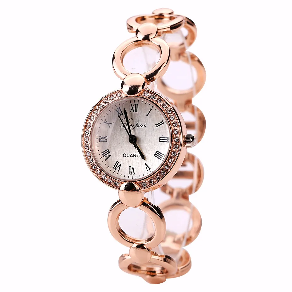 Women\'S Quartz Wristwatches Casual Exquisite Small Dial Bracelet Watch Fashionable And Elegant Watch For Gift Reloj Mujer