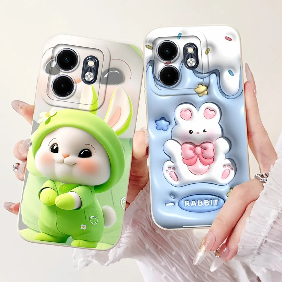 For Infinix Hot 50i Smart 9 Case X6531 X6531B X6532 Shockproof Cover Cute Rabbit Panda Soft Silicone Phone Case For Hot50i Coque