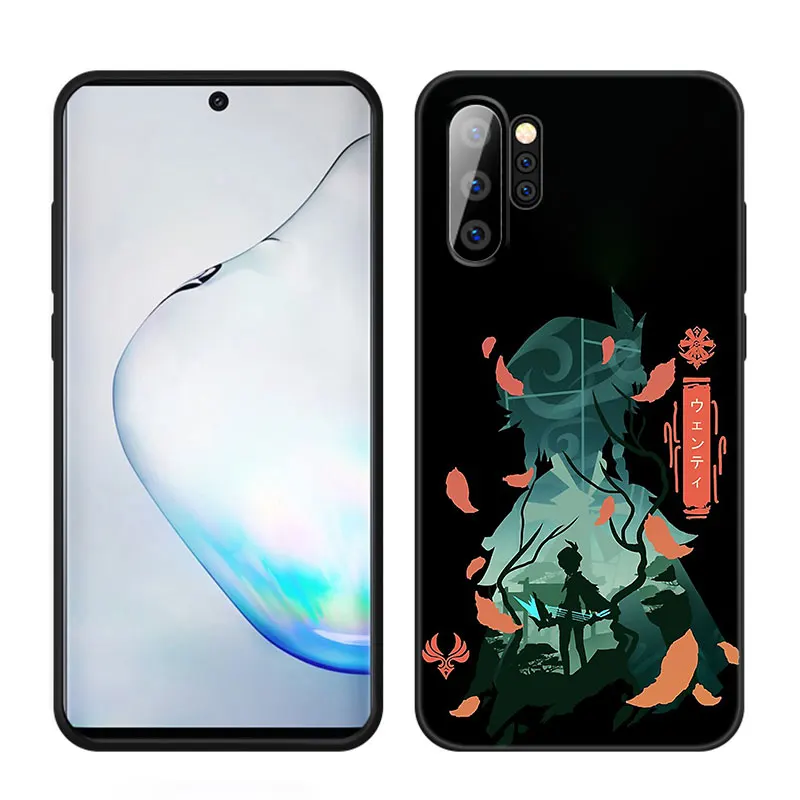 Anime Genshin Impact Case For Samsung M30 M31 S Note 10 Lite 20 Ultra M04 M13 M32 4G M14 M23 M33 M34 M42 M52 M53 M54 5G M11 M12