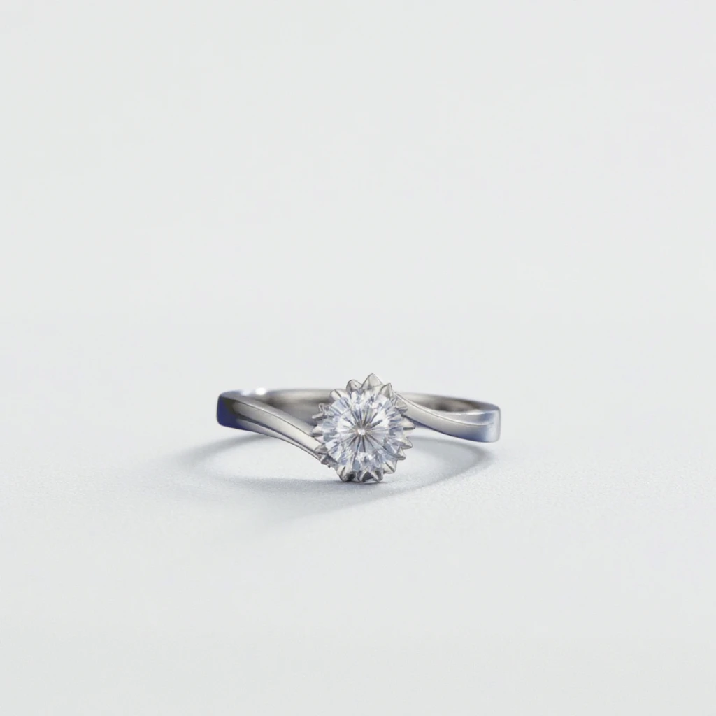 

Hot Sale S925 Silver Women's Engagement and Wedding Rings Moissanite Diamond Rings