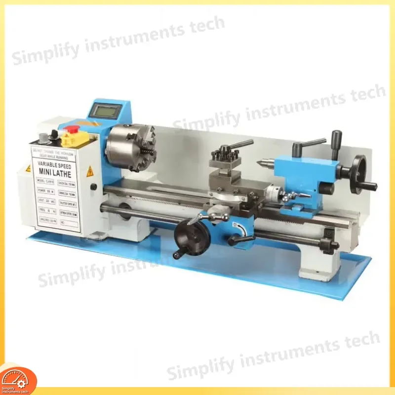 Mini Precision Metal Lathe DIY Jewelry Woodworking Tool Benchtop Micro Lathe for Metal Turning Beads Making Hobbyist
