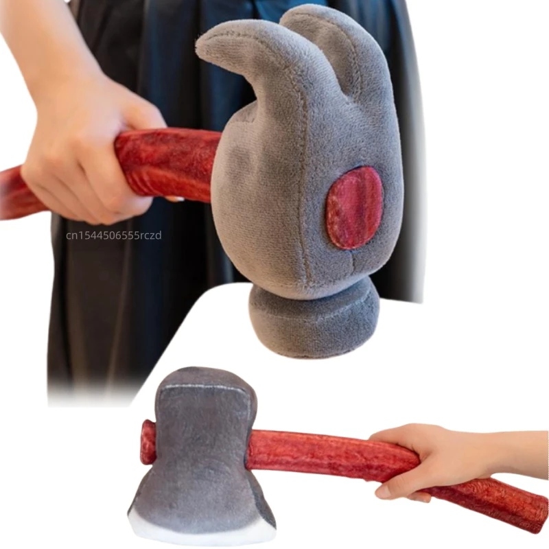 Cute Wholesale 40cm Simulation High Quality Tool Plush Doll Lifelike Axe Claw Hammer Toy Home Decoration Gift For Boys And Girls