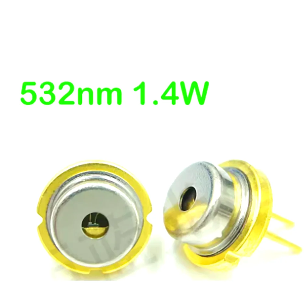 Grass Green Light 530nm 532nm 1.4W-1.5W Flat Window LED Diode