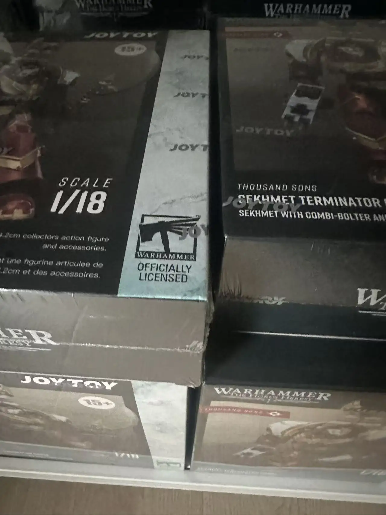 

【FS】 JOYTOY Warhammer 40K Thousand SonsSekhmet Terminator Cabal 5pcs1/18 Action Figures Model Toys Gifts Collection