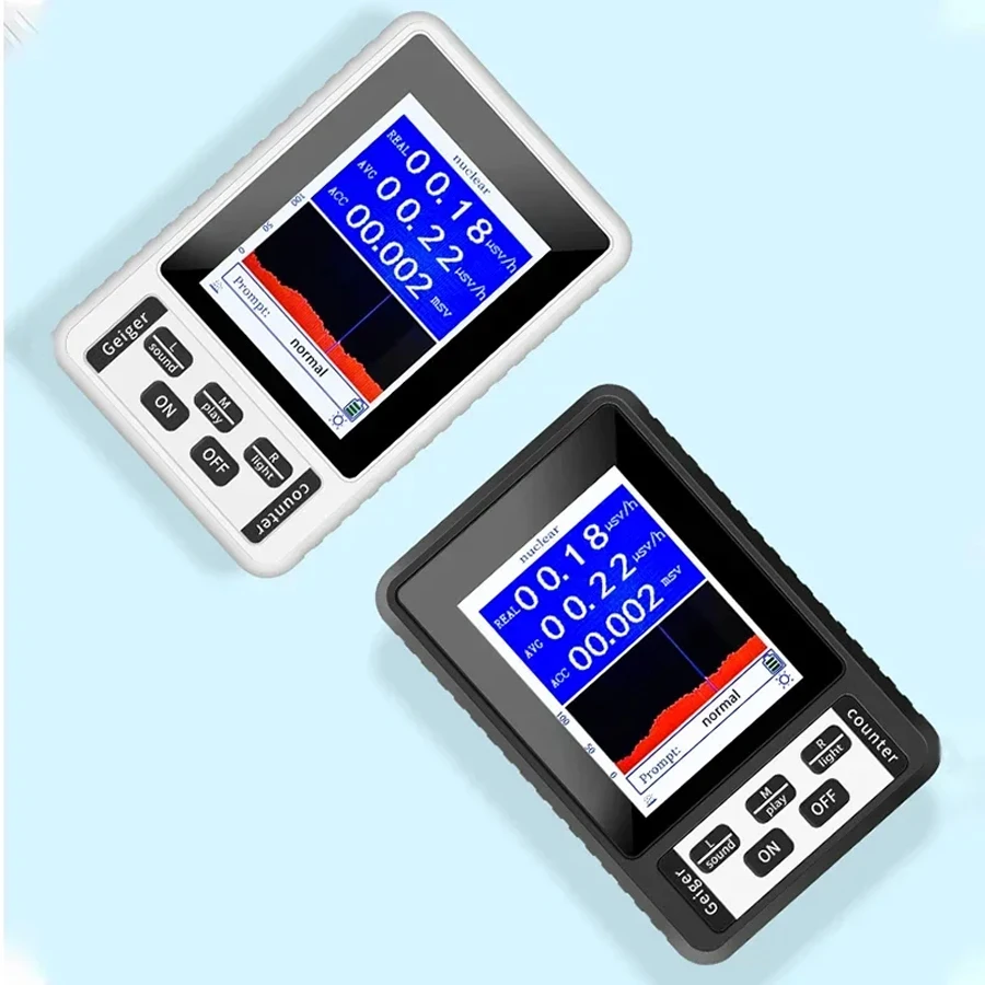 Geiger Counter Nuclear Radiation Detector X-ray Γ-ray Β-ray Detector Real-time Mean Cumulative Dose Modes Radioactive Tester