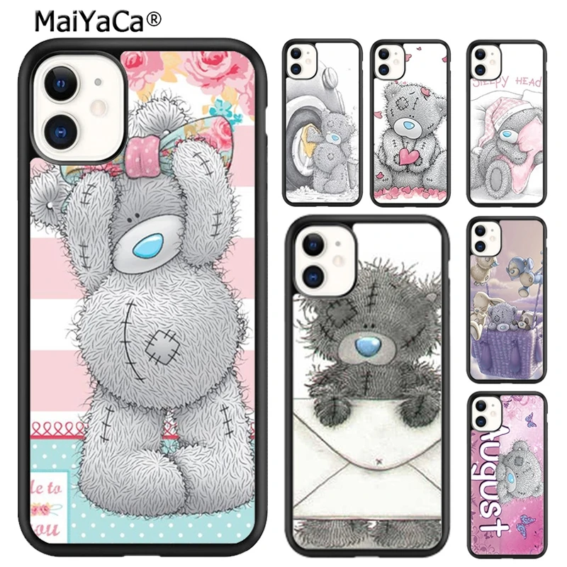 MaiYaCa NEW Tatty Teddy Me To You Bear Phone Case For iPhone 16 15 14 plus XR XS 11 12 13 pro max Shell Cover coque