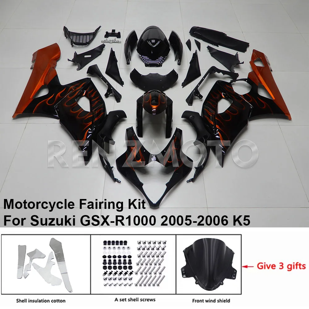 Для SUZUKI GSXR1000 2005-2006 обтекатель GSXR 1000 GSX-R мотоциклетный комплект украшения кузова пластиковая защитная пластина корпус впрыска 116