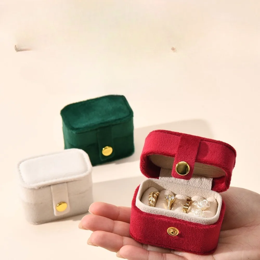 Mini Portable Ring Storage Box for Travel
