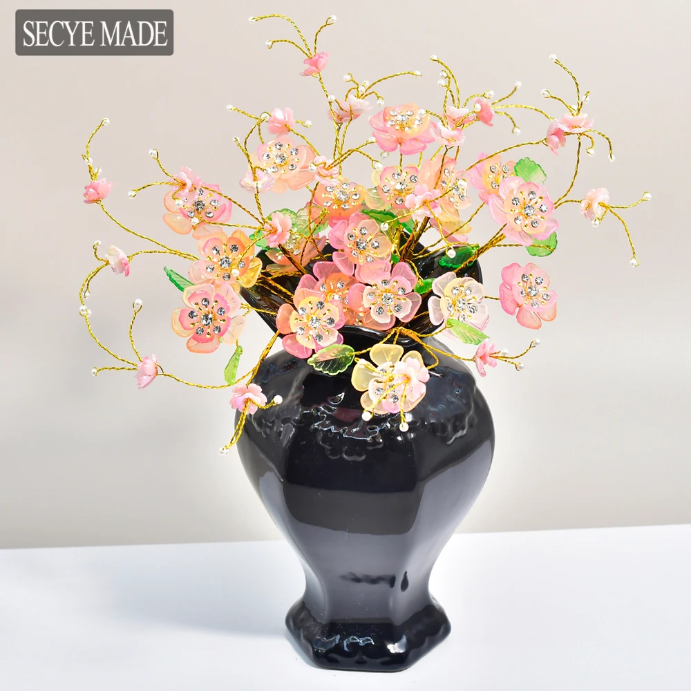 

Acrylic Camellia Simulation Flower Fake Flower Home Decoration Suitable for Hotel Home Desktop and Office Decoration K67