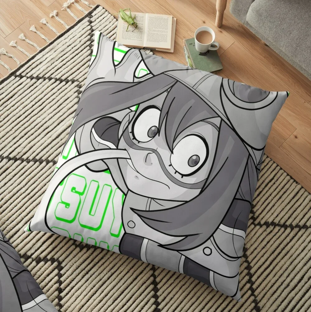 Froppy Tsuyu Asui Sofa Bed Home Decor Pillow Case Cushion Cover Gifts