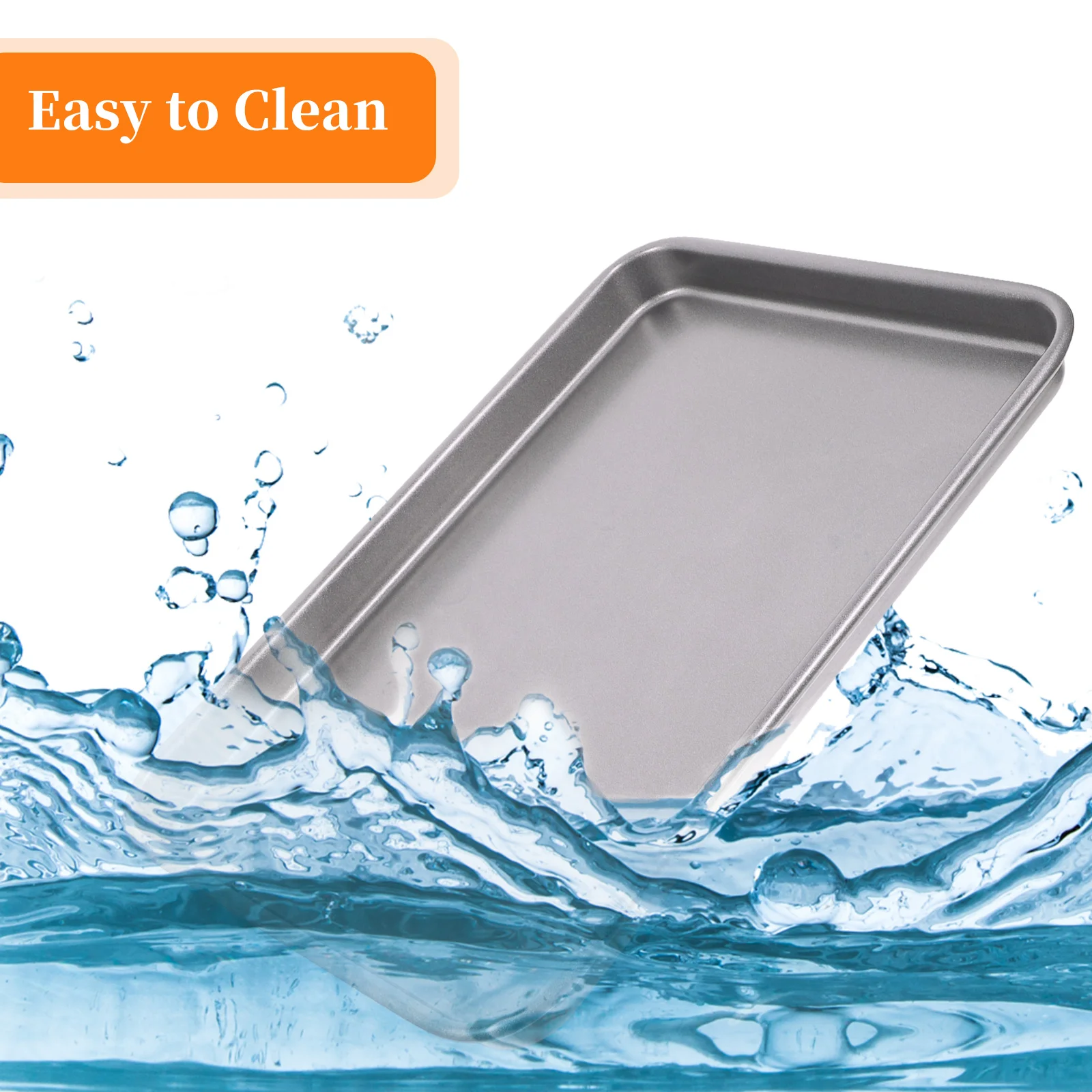 

Swiss Roll Baking Tray Carbon Steel Roll Tin 33cm X 23cm Nonstick Coated Baking Pan Conduction Multi-Purpose Pizza