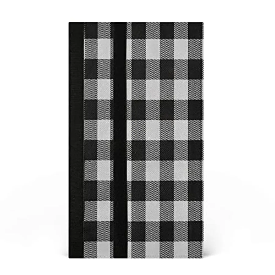 2Pcs White Black Buffalo Plaid - Kitchen Appliances In White のレビューと価格