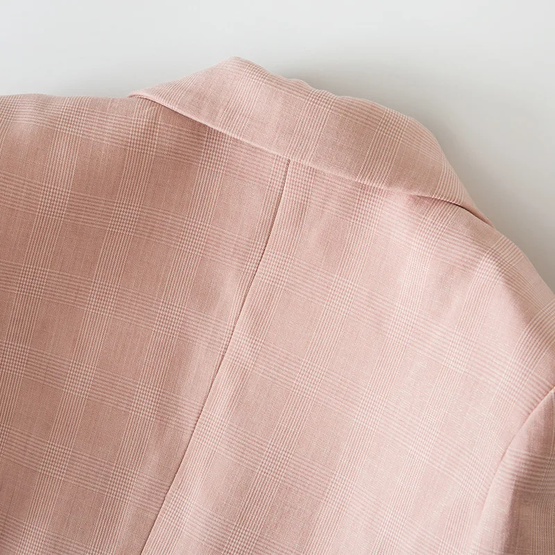 2025年春秋新作カジュアルスーツトレンチコートピンクファッションデザインセンスニッチニッチブレザー女性高級婦人服トラフ公式ストア