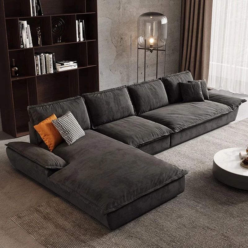 Modern Italian Style Living Room Sofas Relax Scratcher Cats Sectional Living Room Sofas L Shape Corner Floor Canape Furniture