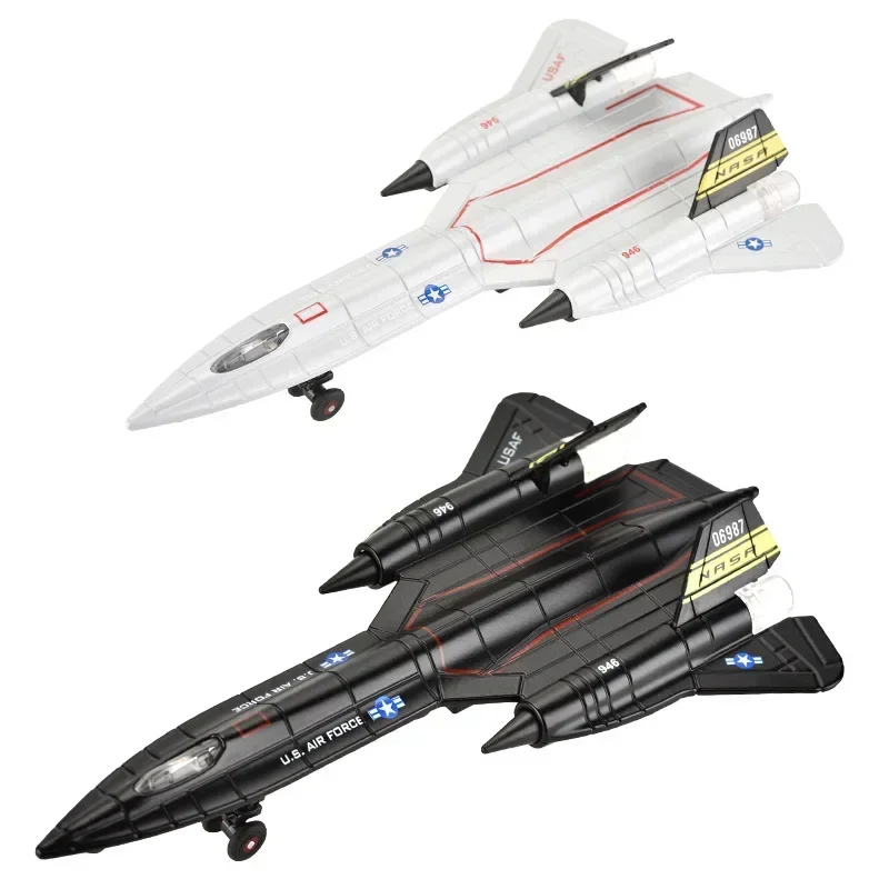 

21CM American SR-71 Blackbird American Reconnaissance Aircraft, Fighter Plane Model,Kid's Toy Fighter Model Wall Ornament