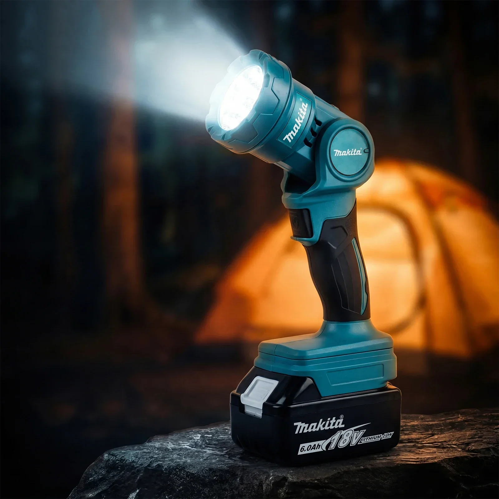For Makita ML815 LED Workshop Flashlight,9 LED Beads, Large Angle Rotatable Lamp Head,Two-Position Adjustment Handheld Light view 3