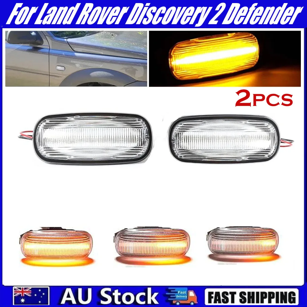 Lamp High-Quality Discovery 2 Wing Light Dynamic Light Dynamic Defender Side Marker For Discovery 2 Freelander 1 Land