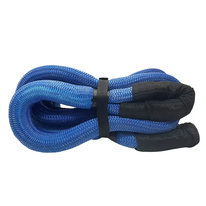 Heavy 25tons 32mm 6m Strength Car Kinetic Vehicle Nylon Double Braided Recovery Towing Rope
