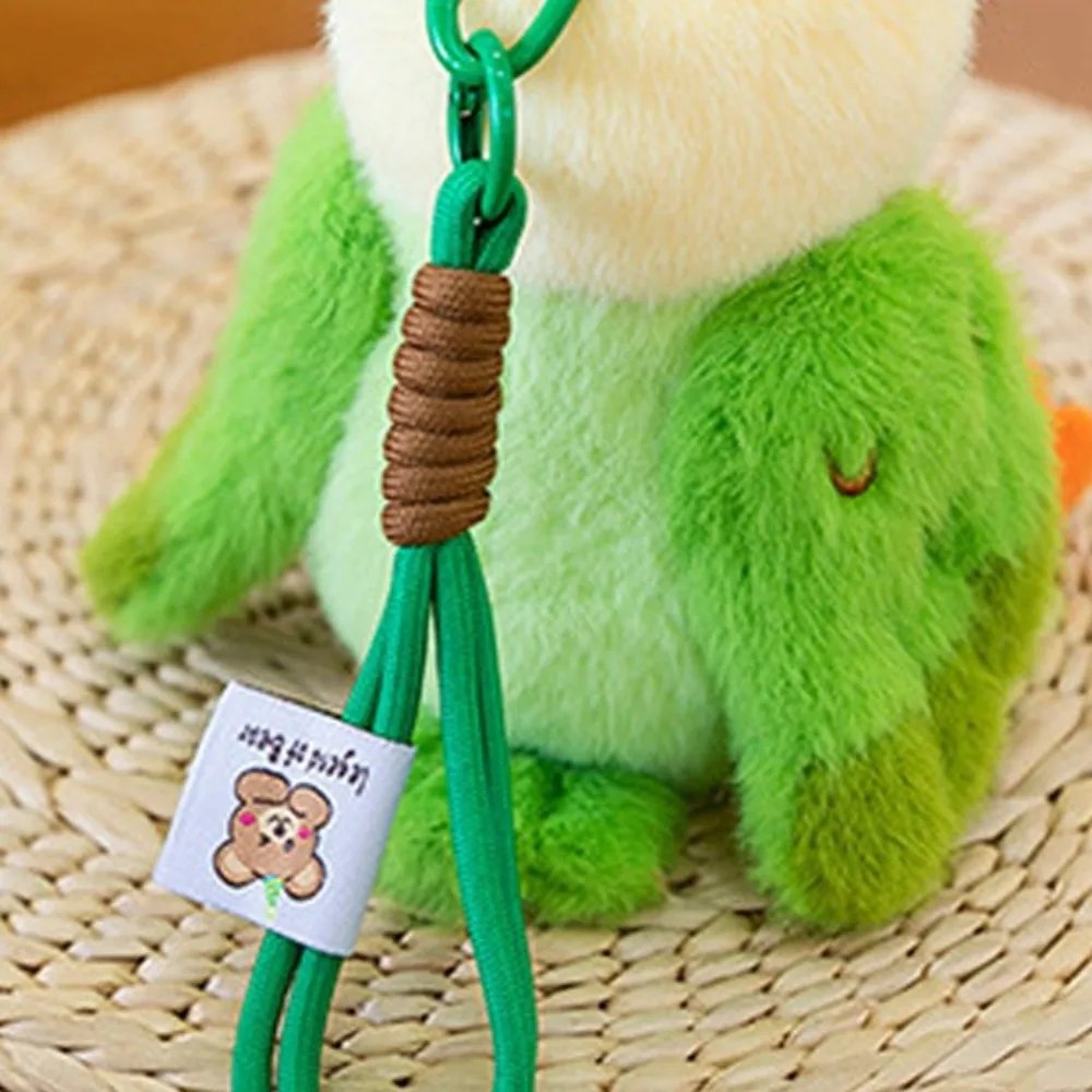 

Cute Animal Bird Plush Keychain Realistic Simulation Bird Doll Pendant Kawaii Colorful Furry Birds Keyrings Boys and Girls