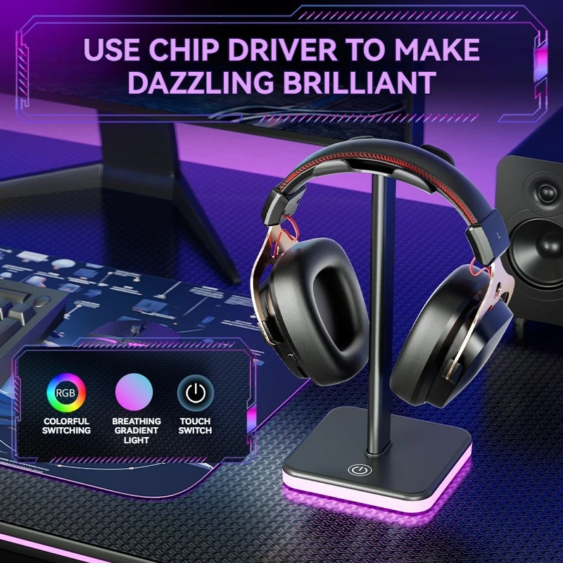 سماعات Headphone Stand RGB