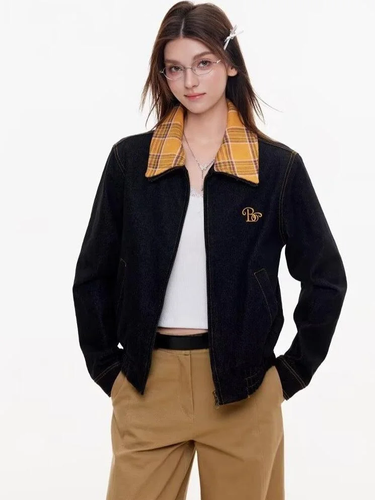 아메리칸 레트로 데님 재킷 유니섹스 봄 가을 루즈 캐주얼 다용도 작업복 재킷 트렌디 페이크 투피스 코트 남녀 공용