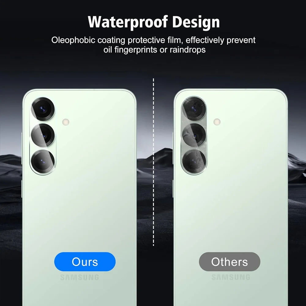 3 pçs câmera 3d vidro temperado para samsung galaxy s25 fe lente da câmera filme de vidro samsun s25fe s 25fe 6.7 ''5g caso amigável