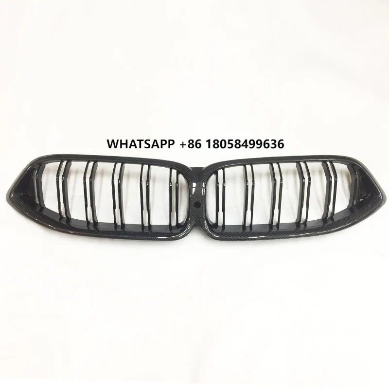

Carbon Double Slat Center Grille Front Bumper Kidney Grill for 8 Series G14 G15 G16 F91 F92 F93 M8 2018-2022