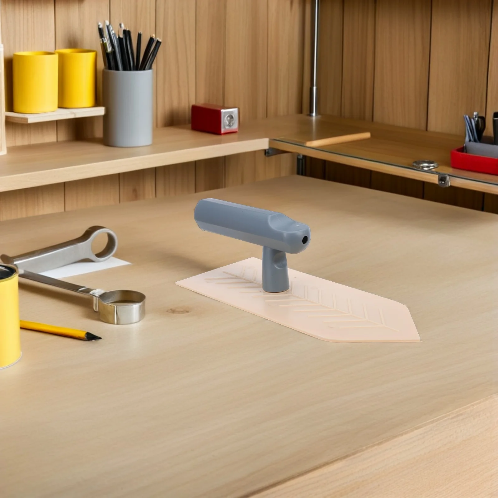 

Professional 12in Trowel High Quality Stainless Steel Blade for Cement Plastering Construction Tool Durable Easy Grip Handle