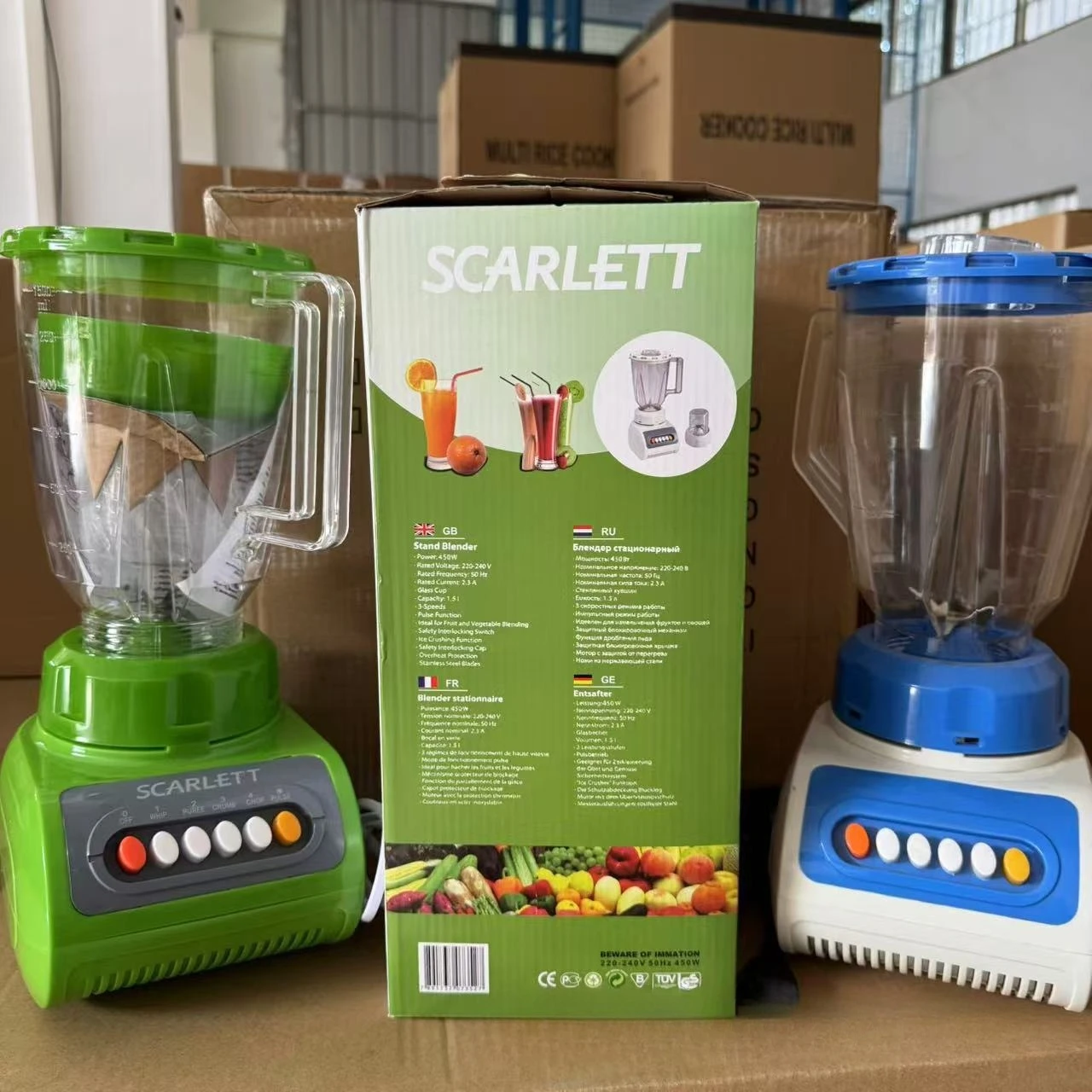 Cross-border export English 999 multi-functional juicer, household fruit small automatic cooking grinder 2IN1