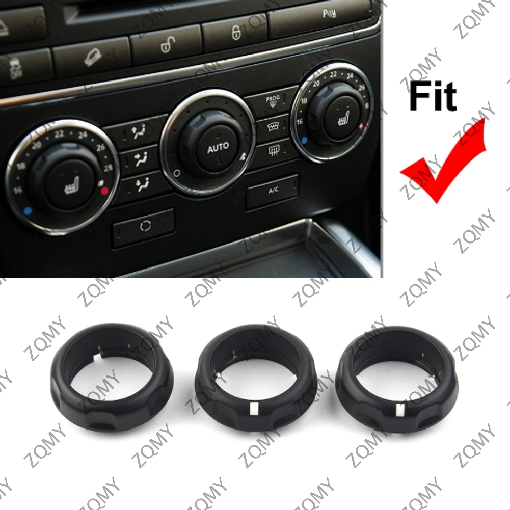 3Pcs Air Condition Control Volume Knobs For Land Rover Freelander 2 2007 2008 2009 2010 2011 2012 2013  2014 2015