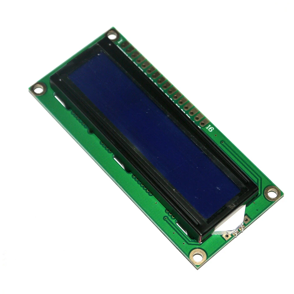 LCD1602 1602 LCD-Monitor-Bildschirm, Schwarzlicht, 16 x 2 Zeichen, LCD-Anzeigemodul, 3,3 V, HD44780, 1602 A, für Raspberry Pi, Gelb/Blau