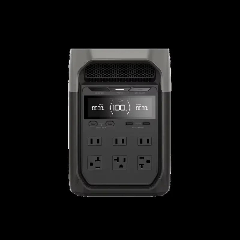 Ec0Flow 3 Portable Power Station LiFePO4 Solar Generator Outdoor Camping Backup in Stock