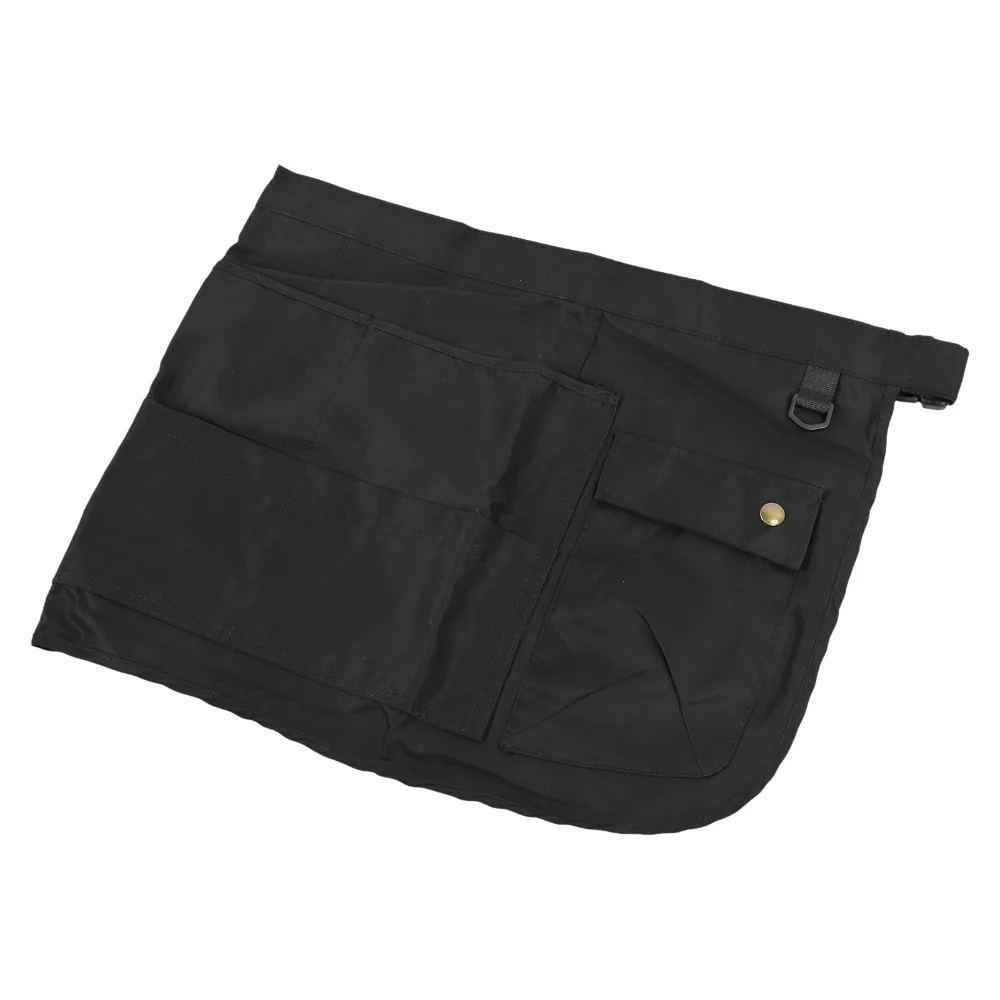 Durable Polyester Half Apron Multi Pockets Adjustable Belt Tool Pouch Belt Light Weight Utility Belt Restaurant & Serving