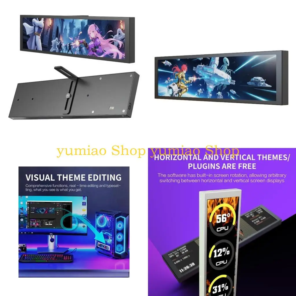 587B Smooth Plan Long Display 9.2 Foot For Processor Temperature And Utilization Monitoring