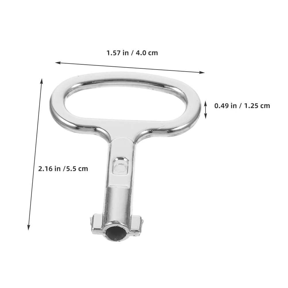 4 個ラジエーターバルブキー金属 DIY 家庭用暖房システムメンテナンス簡単操作調節可能な温度バルブキー