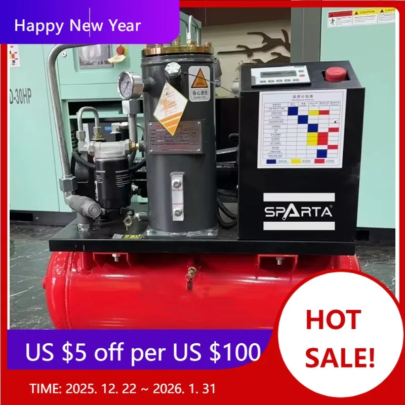 

Factory Good Price Portable 2.5Kw 3.5Kw Mini Screw Air Compressor With Tank