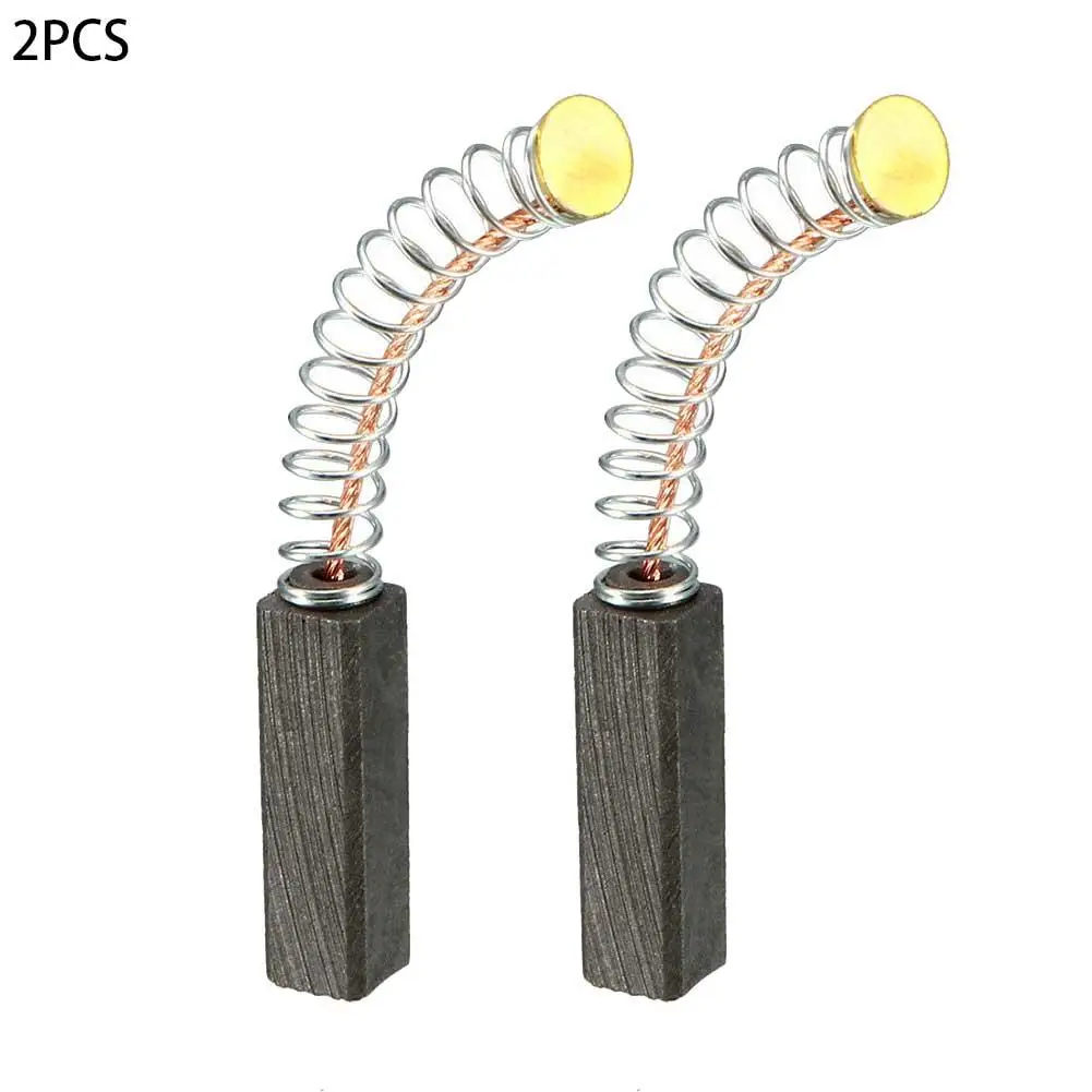 Brush Carbon Brush 2 Pieces Carbon Carbon Brushes Electric Motors Replacement Part Hammer Drills Power Tool Part