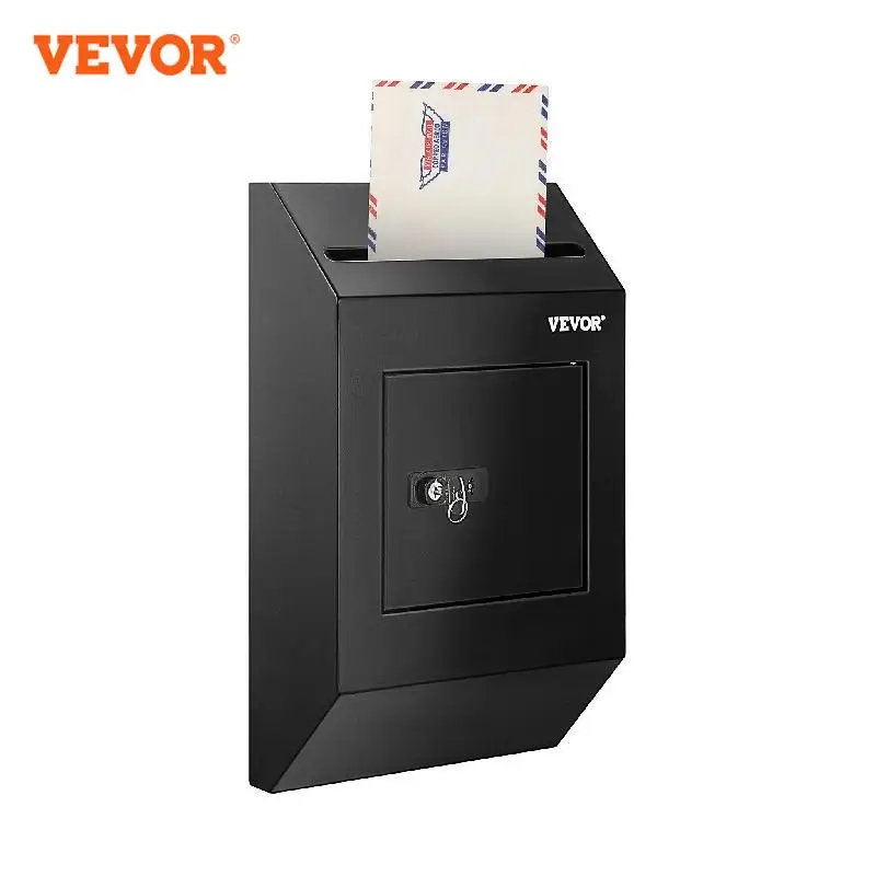 VEVOR Suggestion Box 41x25.5x10 cm Donation Box Suggestion Box Letter Box Heart-Shaped Letter Box Waterproof for School Office