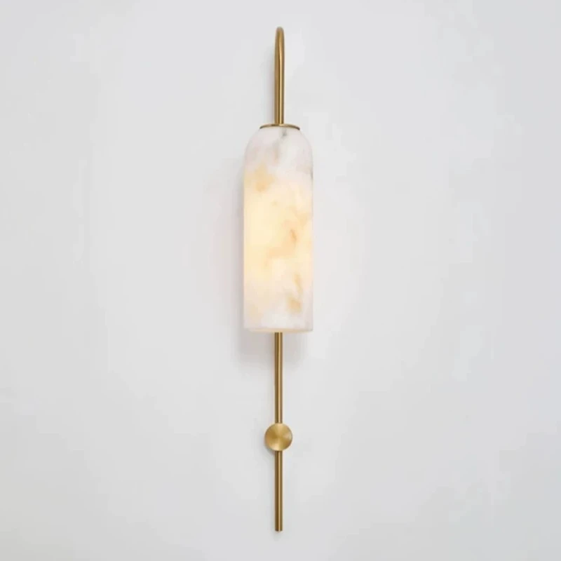 Light Luxury Nordic Bedside Wall Lamps Natural Cloud Stone LED Wall Sconces Villa Living Room Hotel Bedroom Decoration Fixtures
