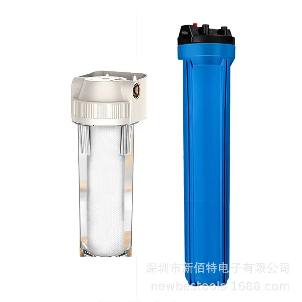 ระบบกรองน้ําทั้งบ้าน,ผ้าฝ้าย PP 10 นิ้ว 1 ขั้นตอน,ลดเหล็ก,แมงกานีส,คลอรีน,ตะกอน,รสชาติ