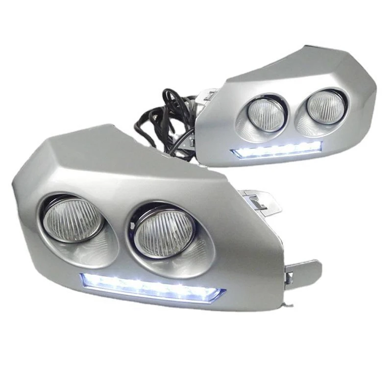 1 Set Car LED DRL Fog light Daytime Running Light Fog Lamp Frame For Toyota Fj Cruiser 2007 2008 2009 2010 2011 2012 2013 2014