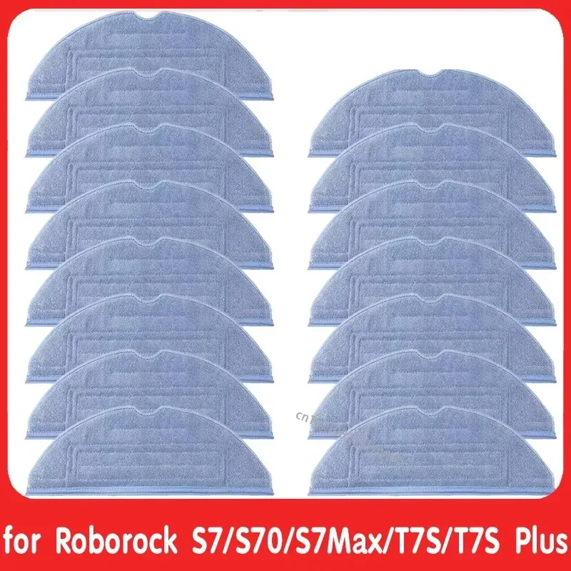 Mop Cloths Compatible For Roborock S7 S7+ S7 Max Ultra S7 MaxV/Plus Robot Vacuum Cleaner Mop Pads Spare Part